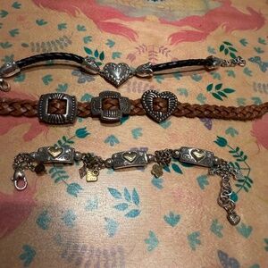 Lot of Three Brighton Bracelets